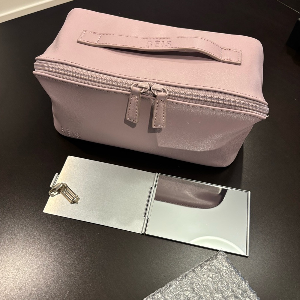 BEIS Wicked Pink Cosmetic Bag - Picture 5 of 8